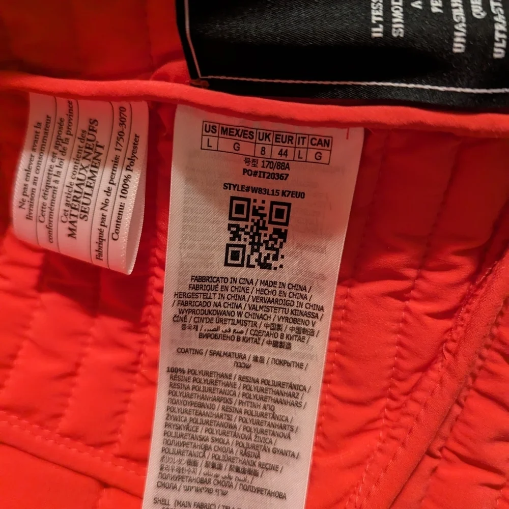 Women's Guess Hot Pink Quilted Jacket - Picture 2 of 4